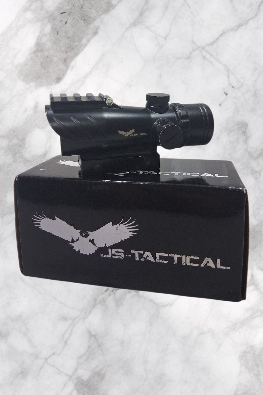 🎯🔭 Mirino Red Dot JS-Tactical Replica ACOG in Metallo – Come Nuovo 🔭🎯, JS-Tactica, Accessori usato come nuovo