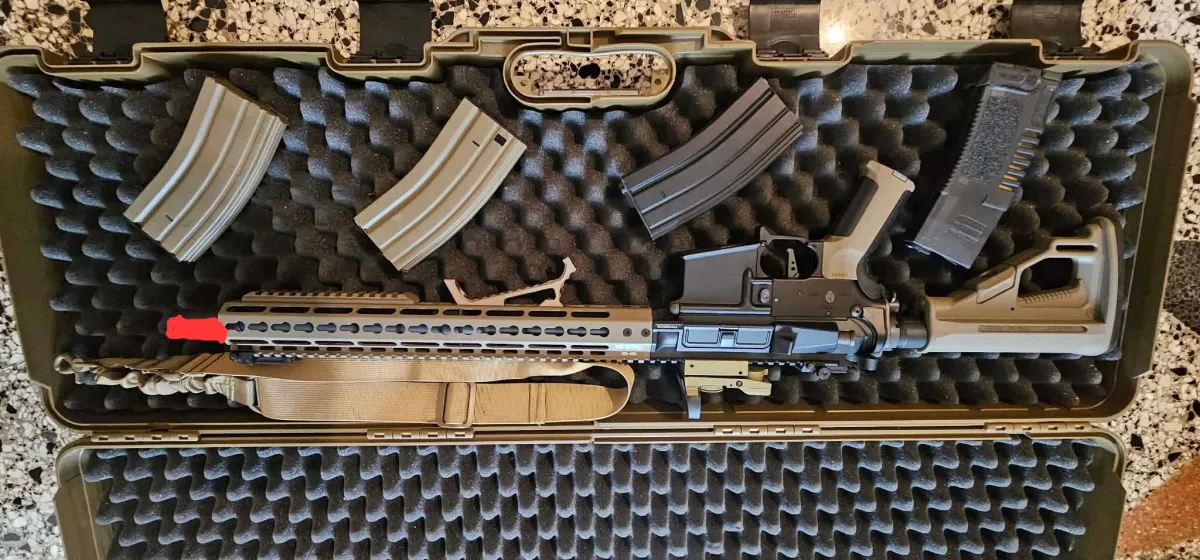 M4 full metal ares amoeba con red dot, Ares amoeba, Softair nuovo