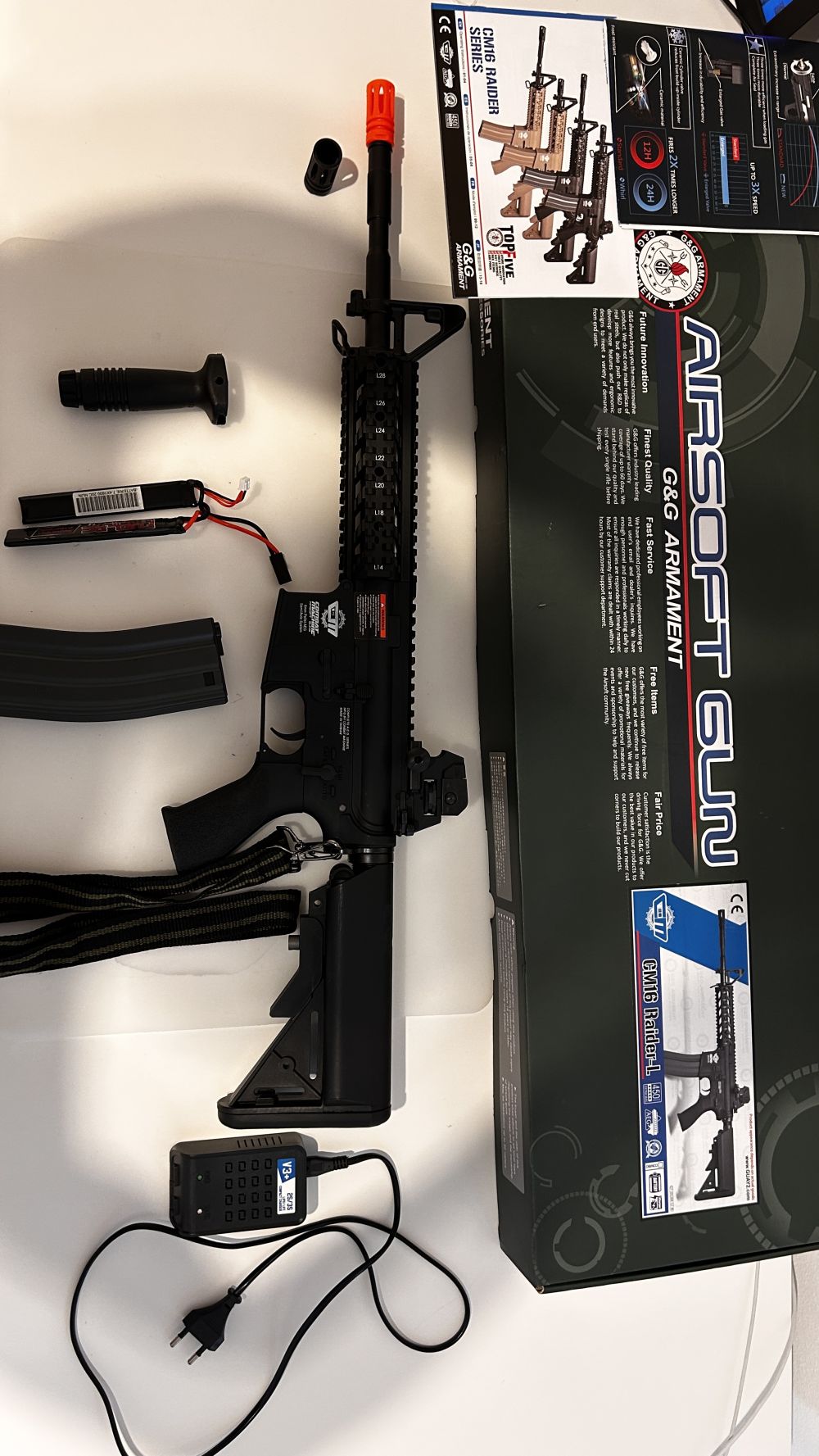 CM16 Raider-L G&G NERO, G&G, Softair usato garantito
