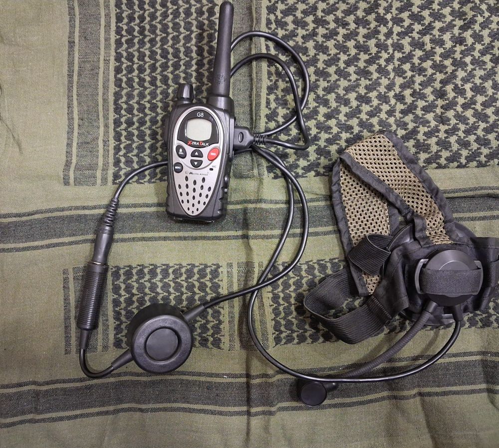 Midland G8 + kit auricolare con PTT (fascia testa), Midland, Accessori usato garantito
