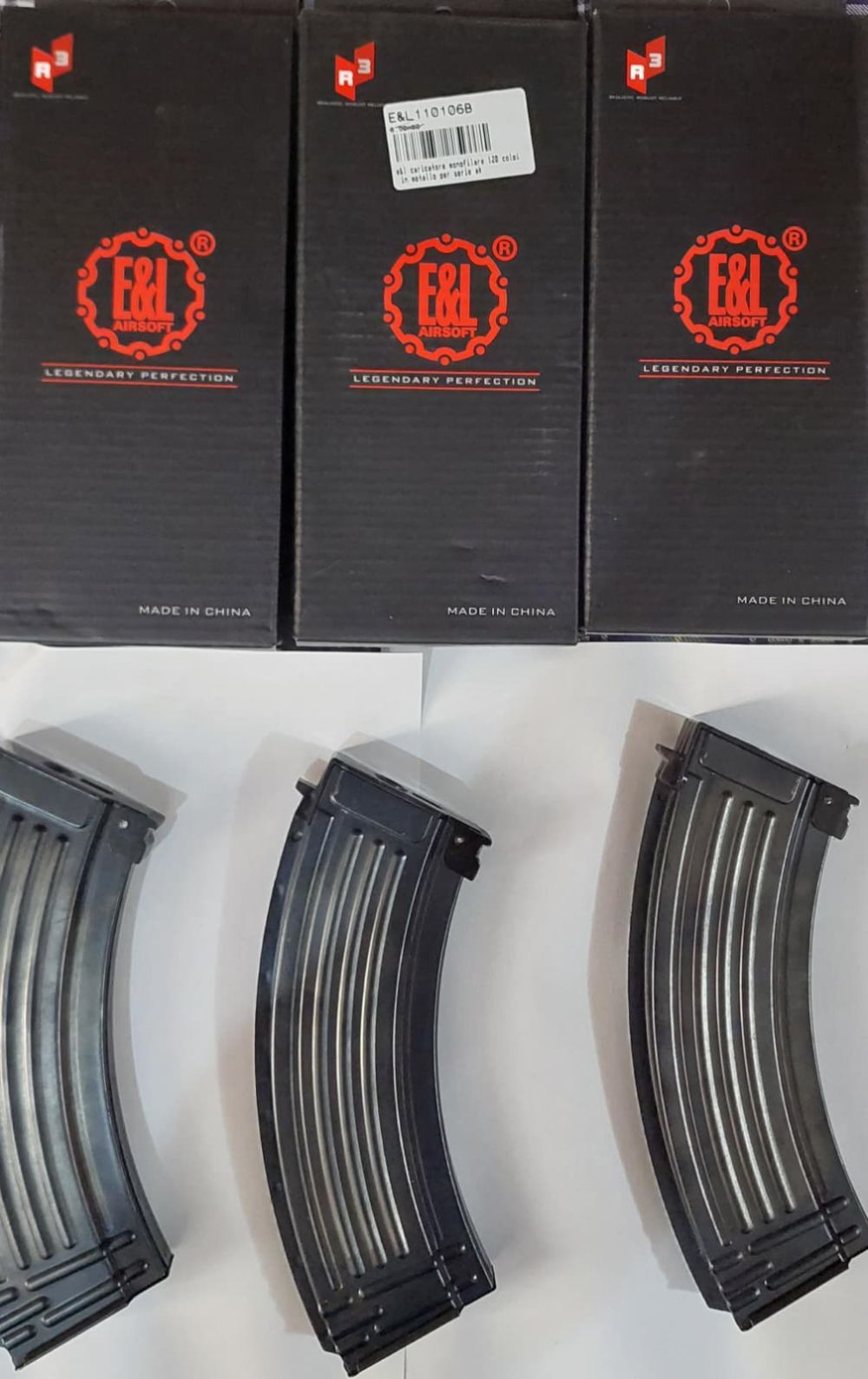 Caricatori Monofilari da 120bb per AK47 E&L, E&L, Accessori usato come nuovo