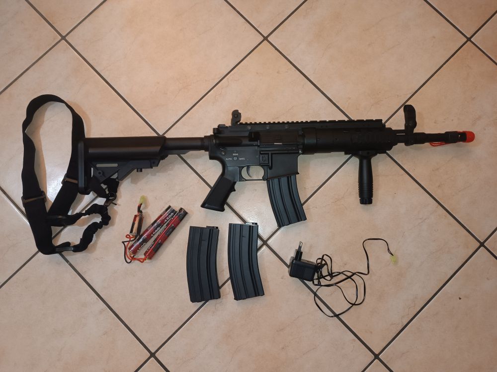 M4 MOD CQB SPR1 FULL METAL e equipaggiamento cqb, A&K, Softair usato come nuovo