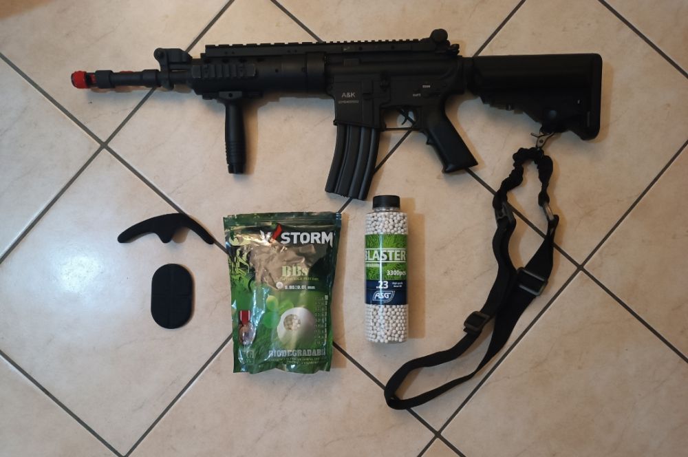 M4 MOD CQB SPR1 FULL METAL e equipaggiamento cqb, A&K, Softair usato come nuovo - foto 6