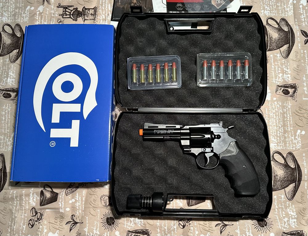 Cybergun/KWC Colt Python 357 4", Cybergun/KWC, Softair usato garantito
