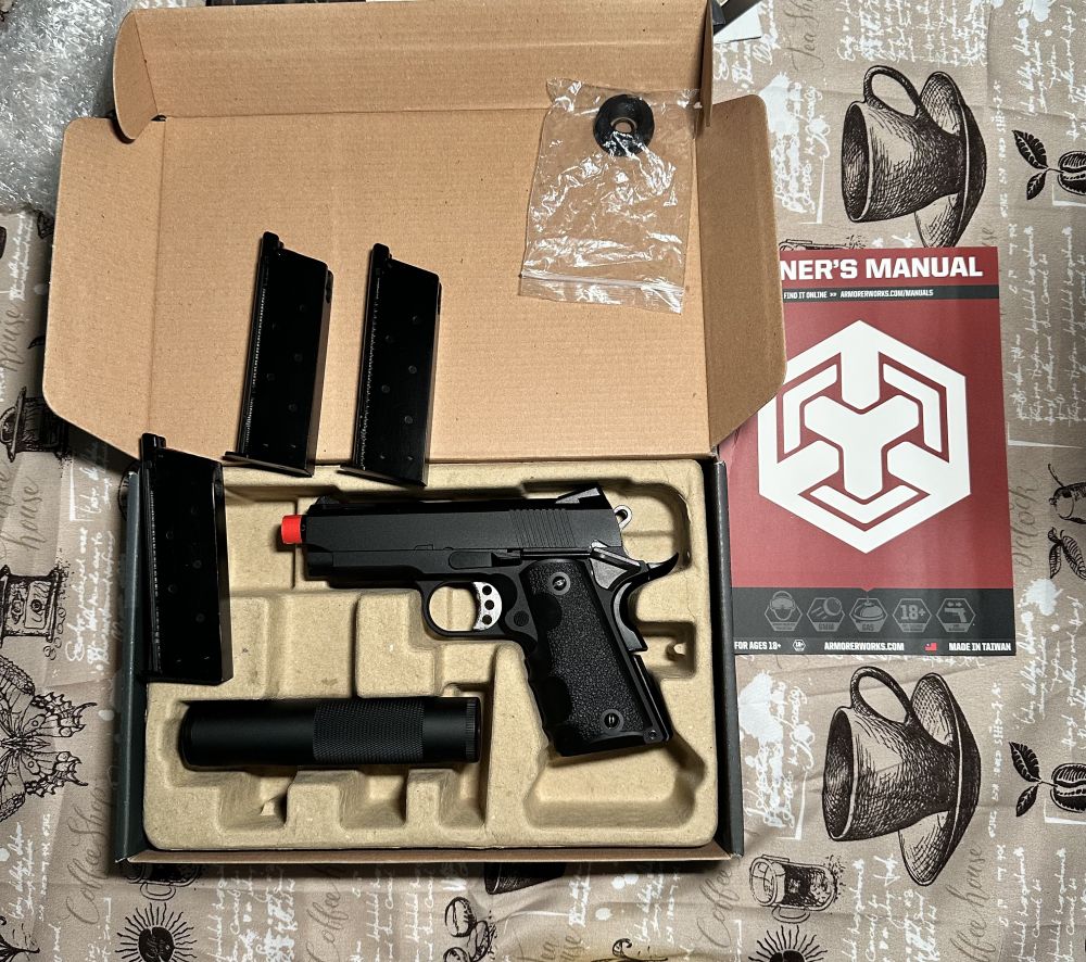 AW Custom 1911 Compatta (AW-NE1002), AW Custom, Softair usato garantito